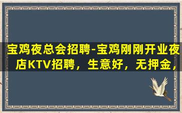 宝鸡夜总会招聘-宝鸡刚刚开业夜店KTV招聘，生意好，无押金，